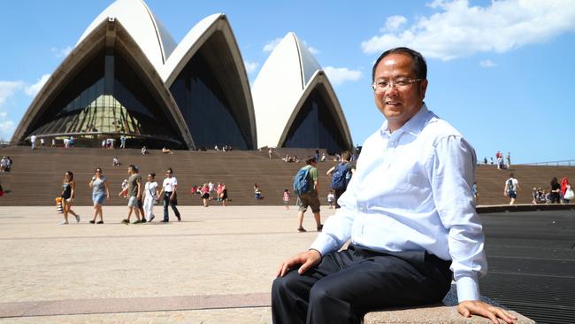 Chinese property developer Huang Xiangmo is living in exile in Hong Kong after his Australian residency visa was cancelled. Picture: Renee Nowytarger