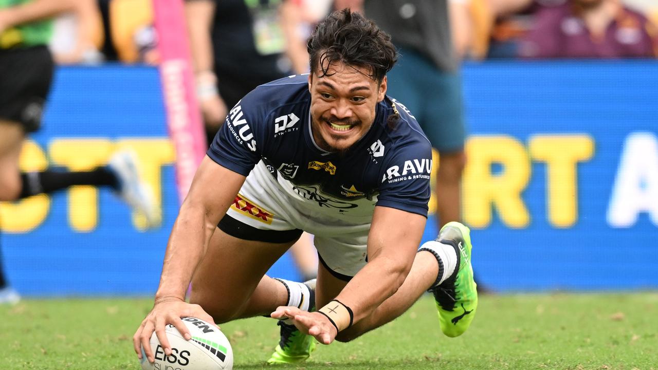 Cowboys young gun Jeremiah Nanai has declared his allegiance to the Maroons. Picture: Dan Peled/Getty Images