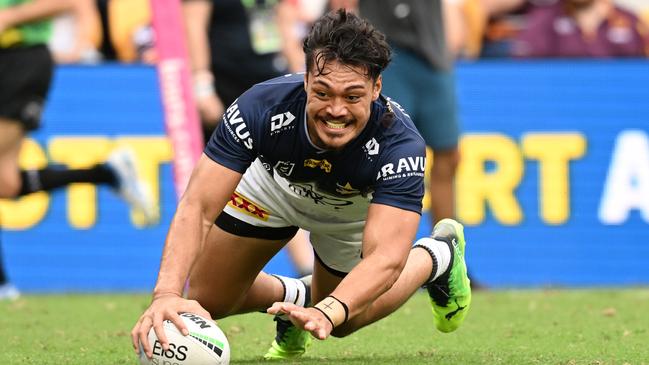 Cowboys young gun Jeremiah Nanai has declared his allegiance to the Maroons. Picture: Dan Peled/Getty Images