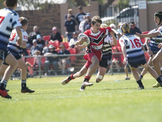 Valleys 1 - Nikolai Bradley. Junior Rugby League finals at Clive Berghofer Stadium. Under 13's Brothers vs Valleys. September 2019