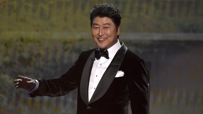 Song Kang-Ho at the Screen Actors Guild Awards in Los Angeles last month. Picture: Chris Pizzello