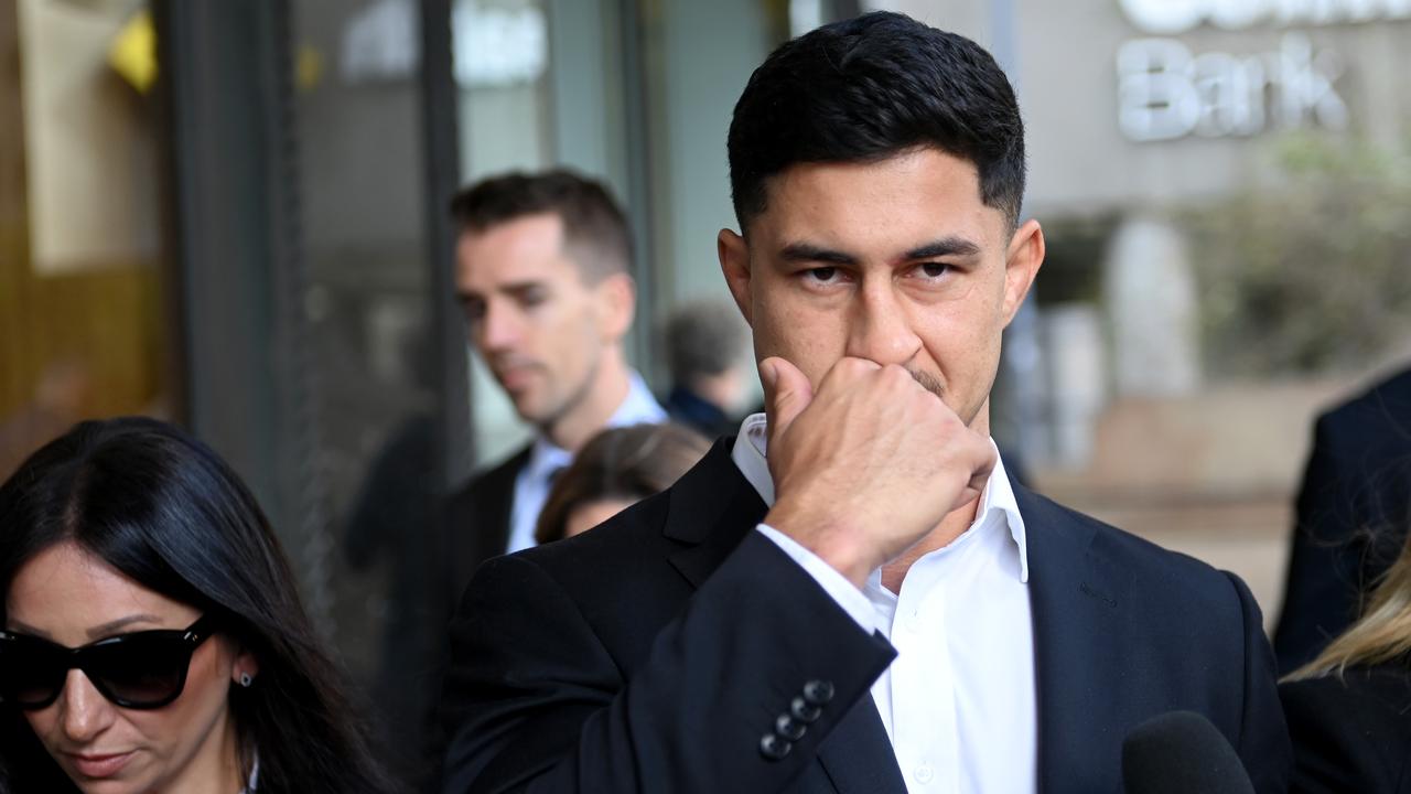 NRL player Dylan Brown will plead guilty to sexually touching a woman. Picture: NCA NewsWire / Jeremy Piper