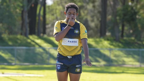 Parramatta District Rugby League Referees' Association member Matthias Kimari.