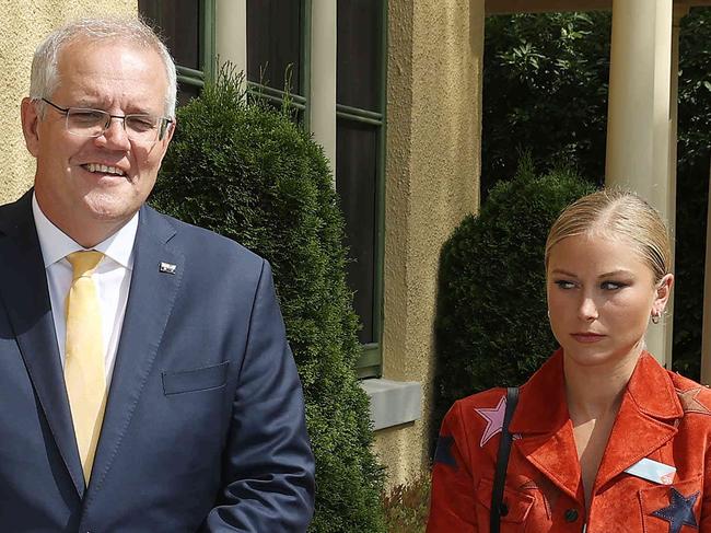 ‘Jenny and I smile’: Scott Morrison’s dig at Grace Tame