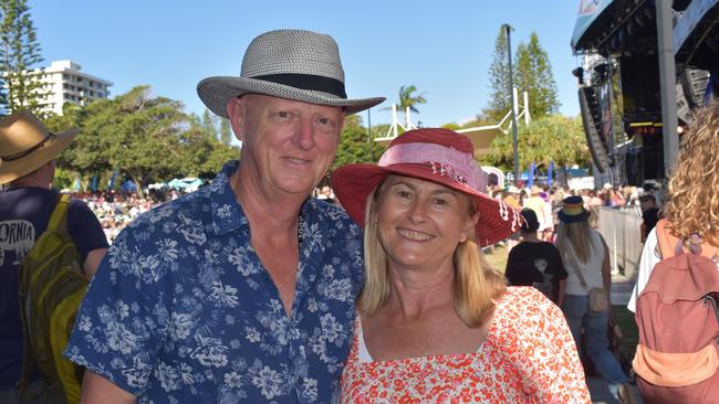 Jodie and Tim at day 3 of the 2023 Caloundra Music Festival. Photo: Elizabeth Neil