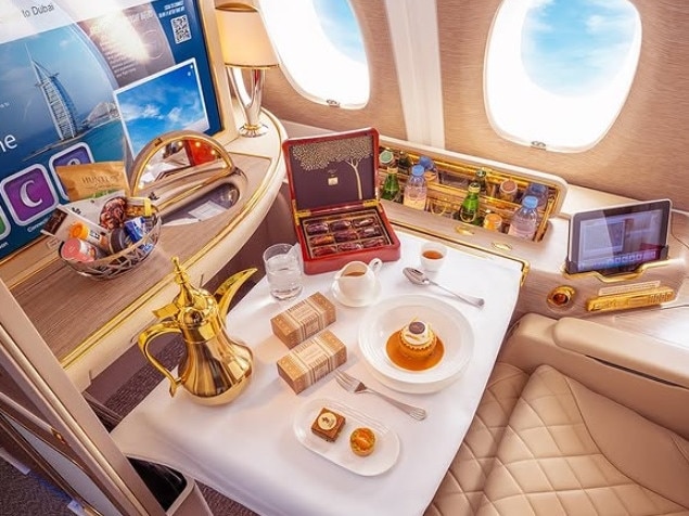 Emirates has been recognised in the past for its Food and Beverage list - and it’s for good reason. While it has a huge variety of meals including gluten‑friendly and low‑lactose dishes - it also prides itself on its array of vegan offerings.