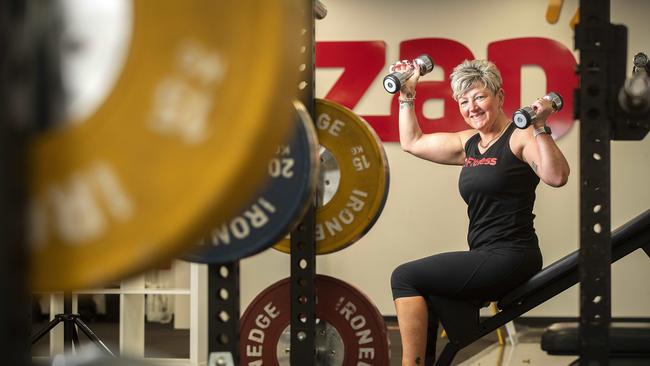 Personal Trainer Michelle Leaman of Multi Level Fitness at ZAP Glenorchy. Picture:Chris Kidd