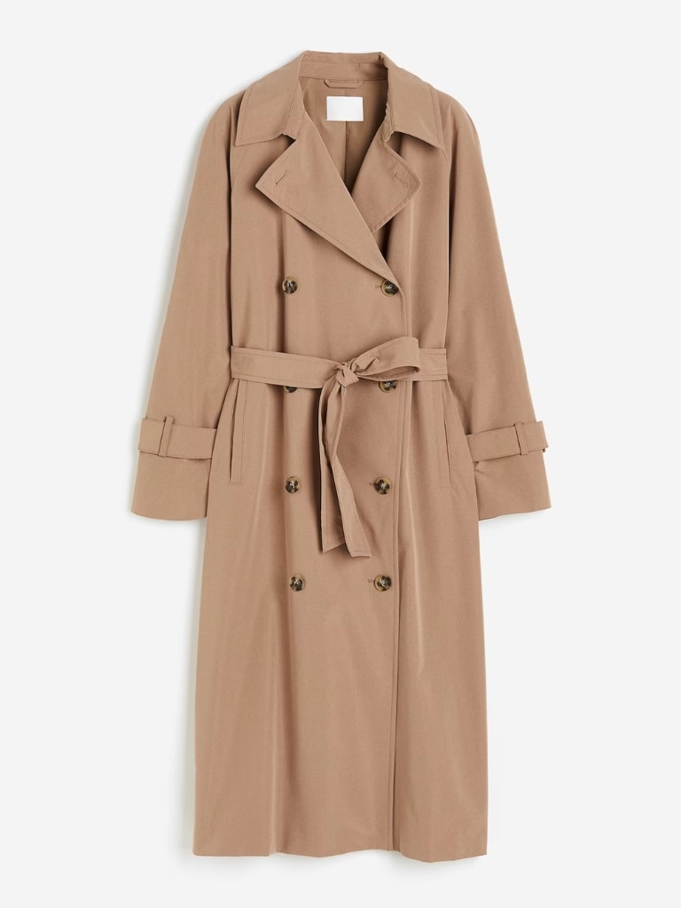 Double Breasted Trench Coat. Picture: H&M.