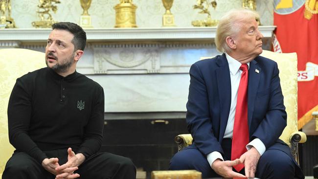 Two of Ukrainian President Volodymyr Zelensky’s key political rivals have confirmed contact with Donald Trump’s team. (Photo by SAUL LOEB / AFP)