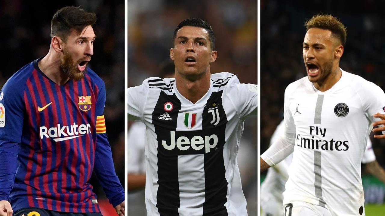 HD wallpaper: Soccer, Cristiano Ronaldo, Lionel Messi, Neymar
