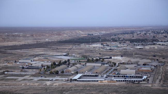 The Ain al-Assad air base is situated in the western Anbar desert, Iraq, Picture: AP.