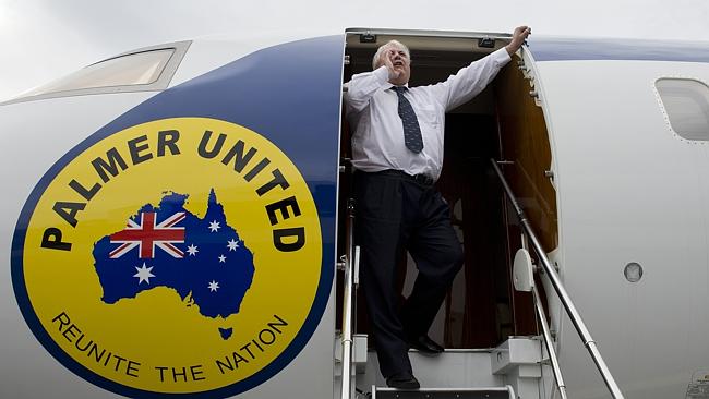 Palmer United Party leader Clive Palmer wants to see Campbell Newman Government’s brought down in Queensland. AAP Image/Dave Hunt