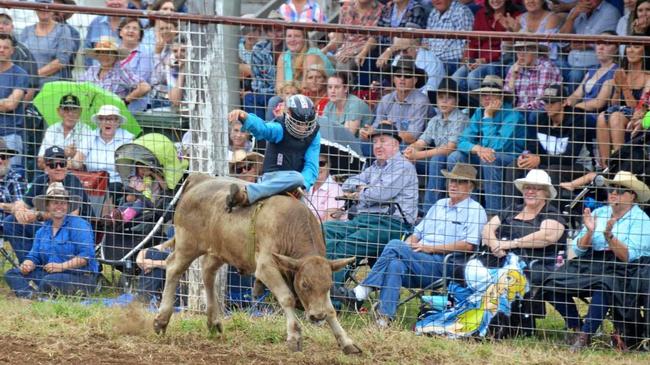 RODEO: Myles Polzin put on a great show for his local crowd and placed second in his division at last year's show. Picture: Felicity Ripper