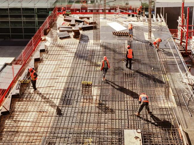 Hundreds of workers and pedestrians have been hit and injured from debris or falling tools in the past two years. Stock image.