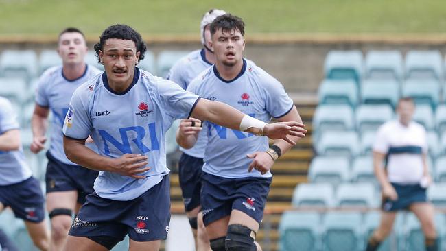 Waratahs' Lotu Vunipola-Sailosi playing in a Under 19s match against the Rebels last year.. Picture: John Appleyard.