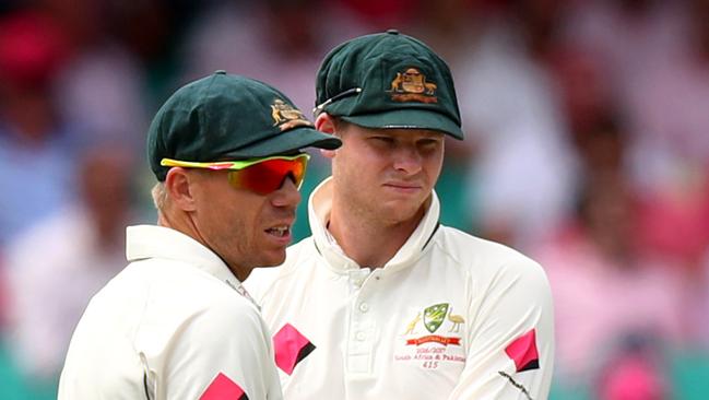 Steve Smith (R) and David Warner could be locked out of this summer’s Ashes.