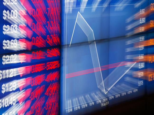 The information of stocks that lost in prices are displayed on an electronic board inside the Australian Securities Exchange, operated by ASX Ltd., in Sydney, Australia, on Friday, July 24, 2015. The Australian dollar slumped last week as a gauge of Chinese manufacturing unexpectedly contracted, aggravating the impact of declines in copper and iron ore prices. Photographer: Brendon Thorne/Bloomberg