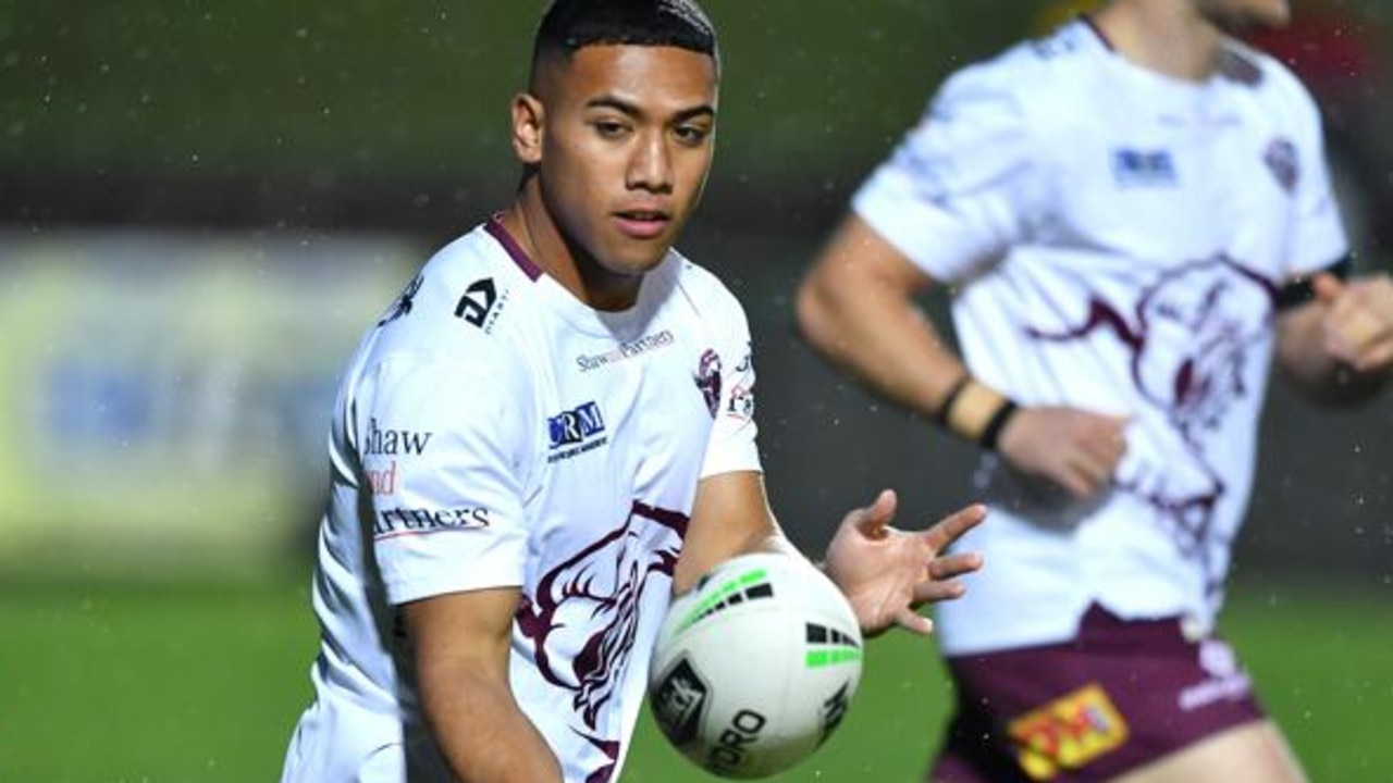 Young gun Albert Hopoate is weighing up his next move. Picture: Gregg Porteous/NRL Photos