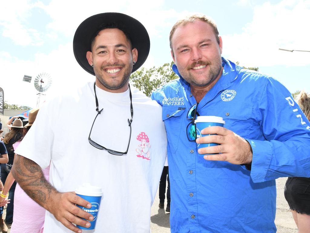 Leslie Smith and Taylor Lukic. Meatstock Festival at the Toowoomba showgrounds. April 2022