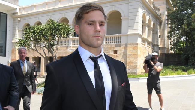Jack de Belin at Wollongong Courthouse. Picture: NCA NewsWire / Simon Bullard