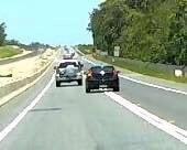 The Queensland registered vehicle involved in an alleged high-speed pursuit through the Clarence Valley on Thursday. Picture: Traffic and Highway Patrol