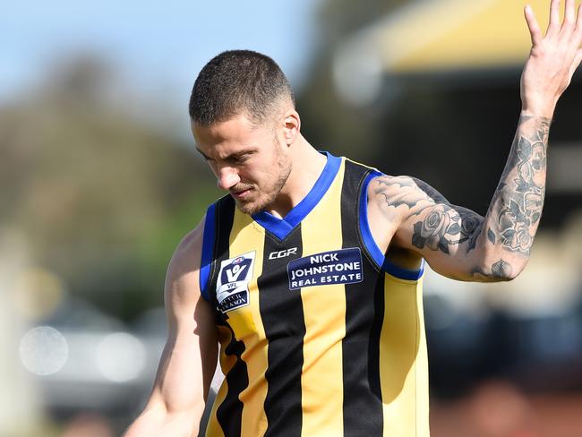 Nathan Wright in a game for Sandringham. Picture: Chris Eastman/AAP