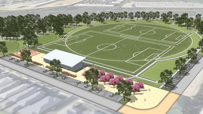 Artist's impression of Cirillo Reserve in Middleton Grange.