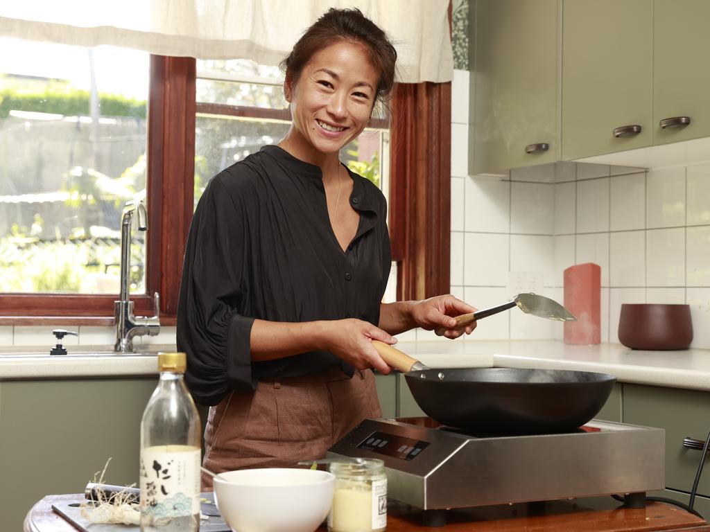 Thai chef Palisa Anderson is part of the campaign encouraging Aussies to switch to electric cooking in the home. Picture: Tim Hunter.