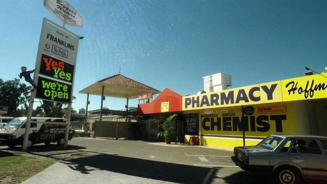 Biggera Waters shopping centre in the 1990s.