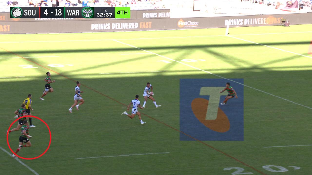 Te Maire Martin breaks down the middle.