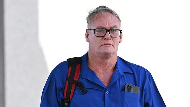 Truck driver Ben Geoffrey Murdoch, 49, leaves Brisbane Magistrates Court on September 30, 2024. Picture: Lyndon Mechielsen/Courier Mail