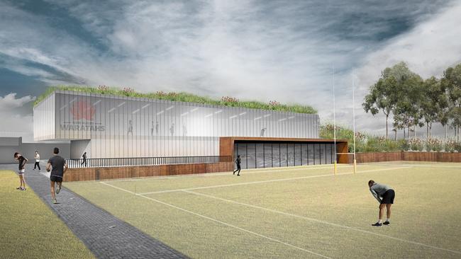 Artist impression of the Waratahs’ new centre in Daceyville. Picture: Hassell Studios