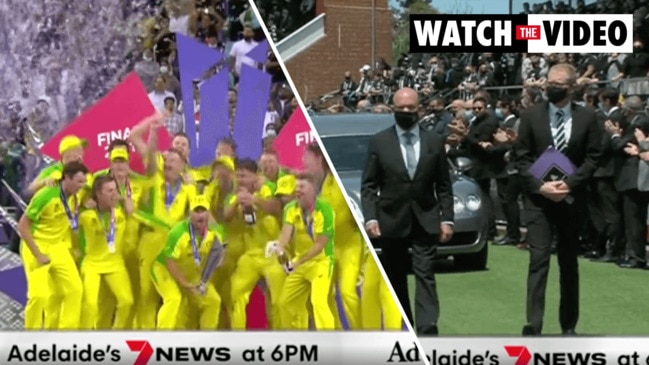 The Advertiser/7NEWS Adelaide update: Russell Ebert's emotional final farewell, Adelaide Oval locked in for T20 World Cup final