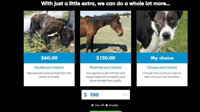 RSPCA Victoria has come under fire after mailing out graphic images of animal cruelty for its ONEbyONE campaign.