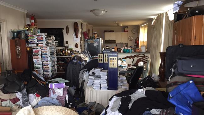 There is barely room to walk through rooms of some hoarders’ homes.