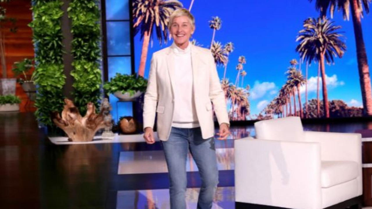 Ellen DeGeneres addresses the toxic workplace scandal on her show. Picture: YouTube