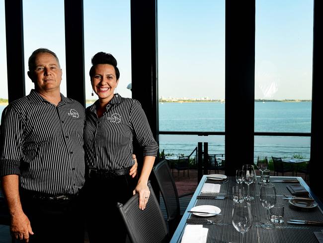 Co-owners of Pee Wee's at the Point, Simon Matthews and Lily Matthews are kicking off their 17th dry season at Pee Wee's with a recent renovations including a casual lounge for cocktails and smallplates, highlighted by a outdoor area overlooking the Darwin skyline and Fannie Bay.