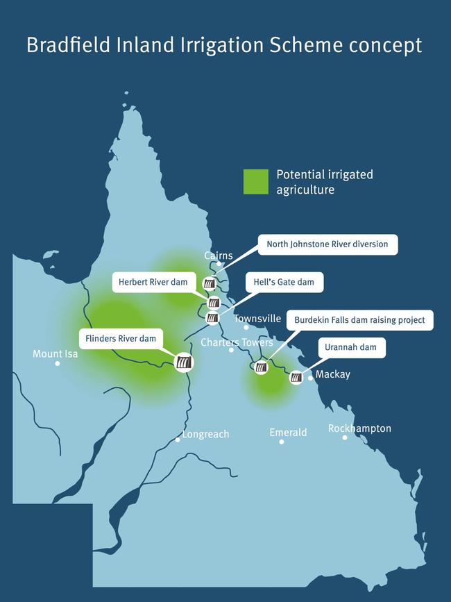 The state government is reviewing the viability of the Bradfield Scheme.