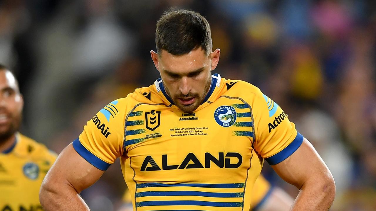 NRL -Grand Final Penrith Panthers vs Parramatta Eels at Accor Stadium, Ryan Matterson, Dejection. Picture: NRL Photos/Gregg Porteous