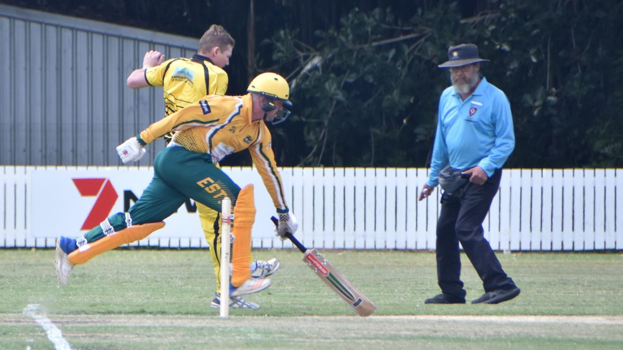 Frenchville Sports Club A-Grade Premiership semi-final, Gracemere Bulls versus The Glen, Rockhampton Cricket Grounds, March 19, 2022.