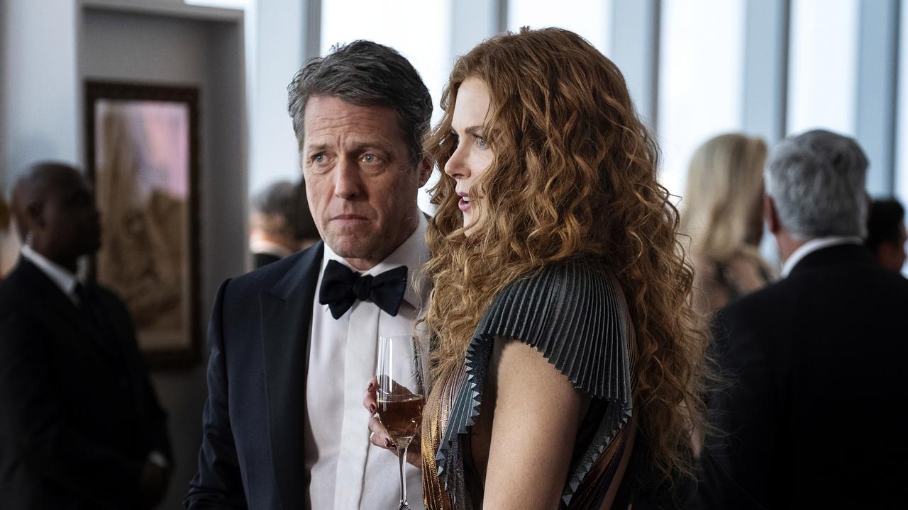 Hugh Grant and Nicole Kidman were both nominated for The Undoing, which is on Binge. Picture: BINGE/HBO