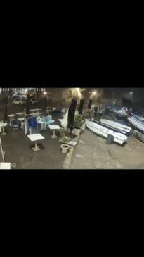 CCTV Shows Storm Whipping Through Sicily At Time of Yacht Capsize