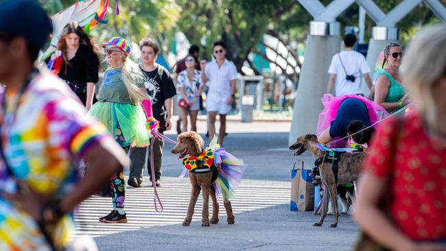 Pride Parade takes off in Darwin City, 2024. Picture: Pema Tamang Pakhrin