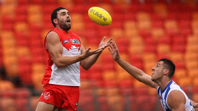 Paddy McCartin will make his AFL debut for Sydney on Saturday. Picture: Phil Hillyard