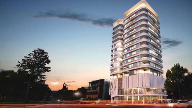 Theo Maras' $27 million apartment project on the corner of Hutt St and Bartels Rd