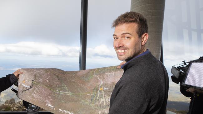 Mount Wellington Cableway company development director Adrian Bold in 2019. Picture: RICHARD JUPE