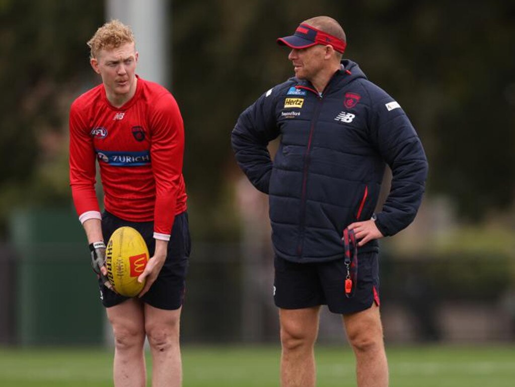 Goodwin is also optimistic on Clayton Oliver’s future at Melbourne. Picture: Robert Cianflone/Getty Images