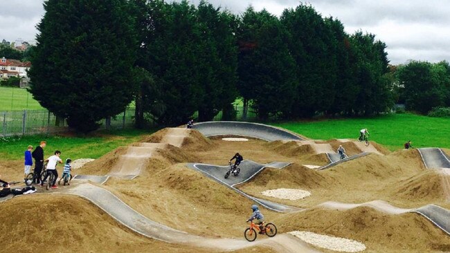 Plans for the new BMX park at the Stockwell Recreation Park. Picture: JBG Architects