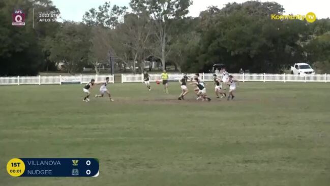 Replay: AFL Queensland Schools Cup SEQ quarter finals -  Villanova College v Nudgee College (Senior Male)