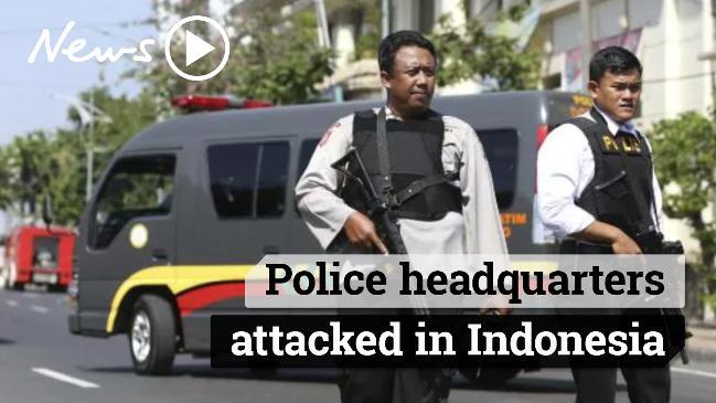 Police headquarters attacked in Indonesia